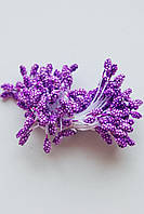 Тычинка для цветка, 60 мм фиолетовый