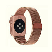 Ремінець для годинника Milanese loop steel bracelet Apple watch, 38-40 мм. Rose gold, фото 2