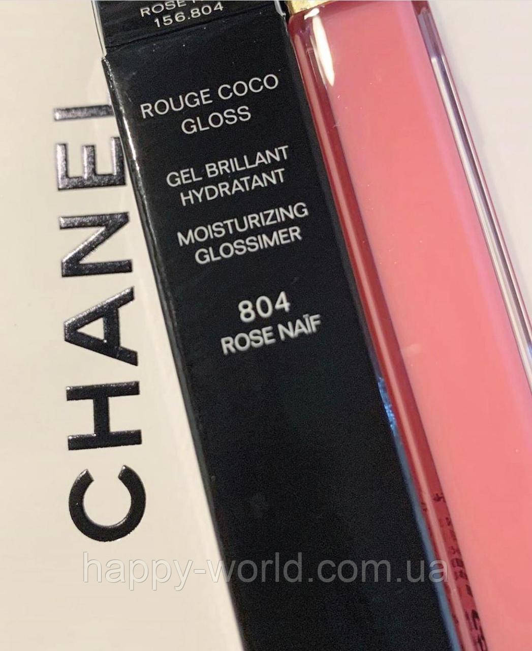 0.19oz 806 Rose Tentation Rouge Coco Gloss Moisturizing Glossimer In Nocolor