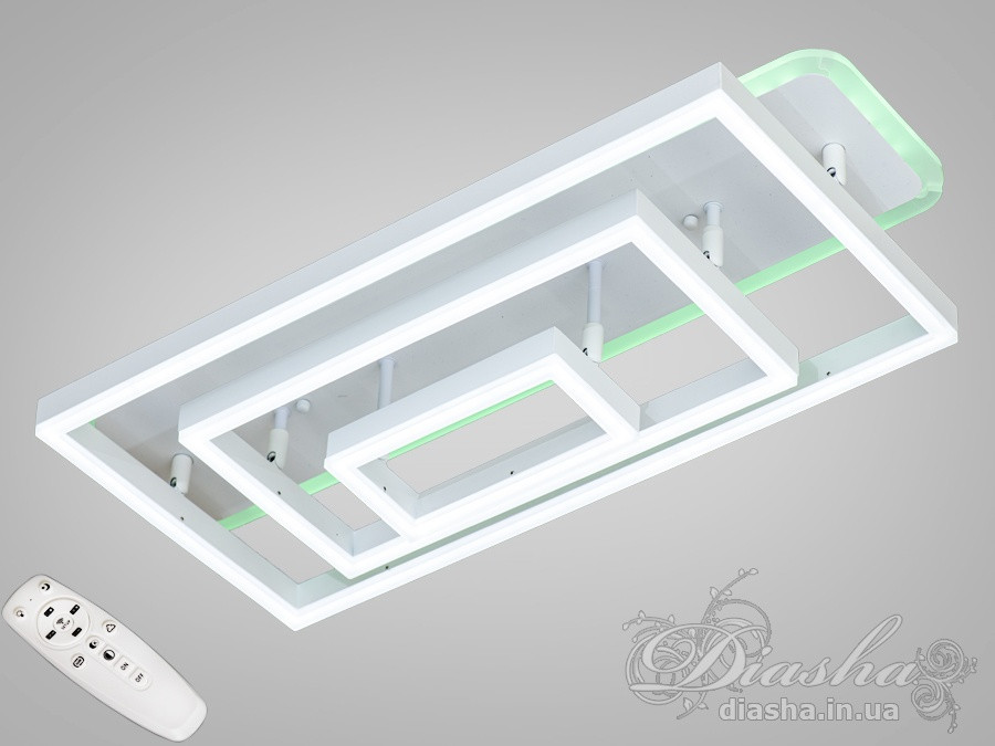 Світлодіодна люстра Diasha 7007WH LED RGB dimmer
