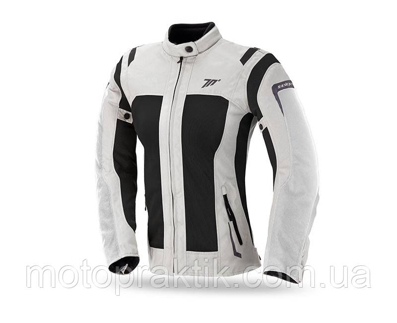 Seventy SD-JT46 Summer Touring Woman Jkt Ice-Black, XS Мотокуртка жіноча текстильна літня із захистом