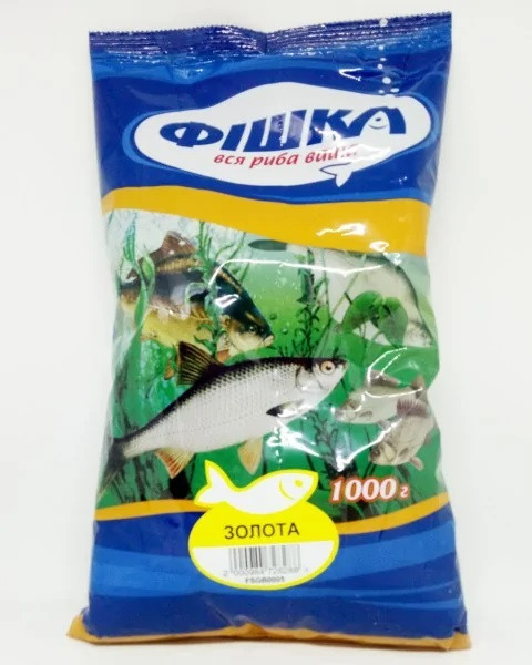 Прикормка Фішка Золота 1кг