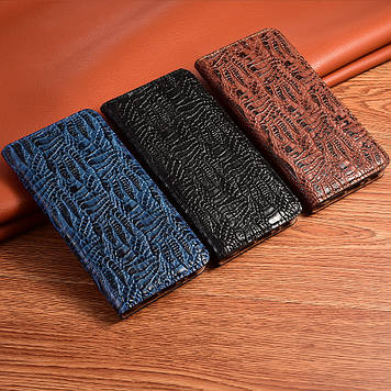 Чохол на Honor 400 Lite книжка з НАТУРАЛЬНОЇ ПРЕМІУМ ШКІРИ із підставкою протиударний магнітний "DRAGON"