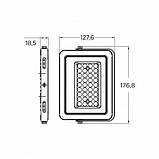 Прожектор LED EUROLAMP 30W 5000K 3000Lm IP65 SMD сірий з радіатором LED-FL-30(gray) (світлодіодний), фото 3