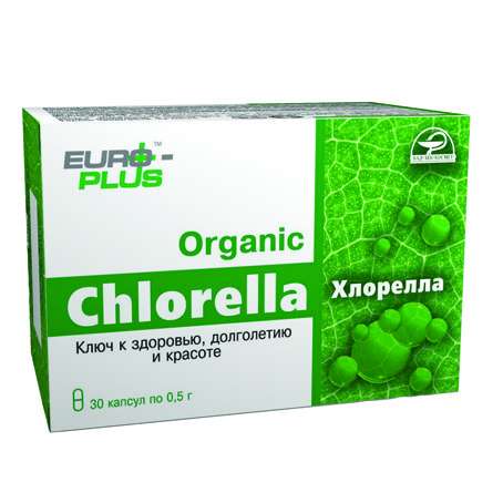 Водорість хлорела Chlorella 30капс