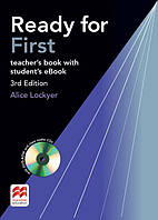 Ready for First 3rd Edition teacher's Book with eBook Pack