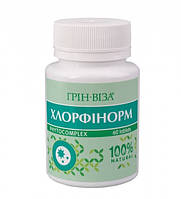 Грин-Виза Хлорфинорм - антисептичний засіб Противірусна антибактеріальна формула 60табл.