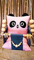 Підвісна гойдалка  Pіnk panda, гойдалка для дітей