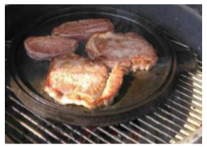 Чавунний гриль для стейка Kamado AU-CIS, фото 1