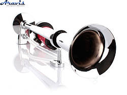 Сигнал повітряний 12v Elegant 100790/SL 1019C 1 дудка 450 мм хром/червоний