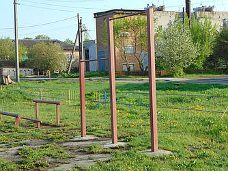 Турнік вуличний одинарний ,150см