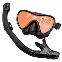 Набір для снорклінгу (маска + трубка) Чорний