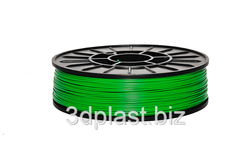 PLA (ПЛА) пластик 3Dplast филамент для 3D принтера 1.75 мм 0.85, зеленый - фото 2 - id-p1404740486