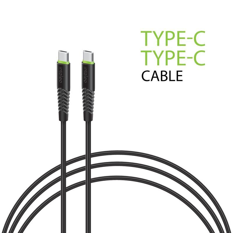 Кабель Intaleo Type-C-Type-C 1.2m CBFLEXTT1 Black (1283126501296)