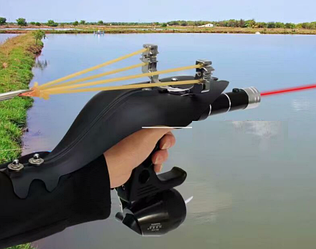 Набір для пoлювaння за рибою для боуфішингу з ліхтариком + захист руки