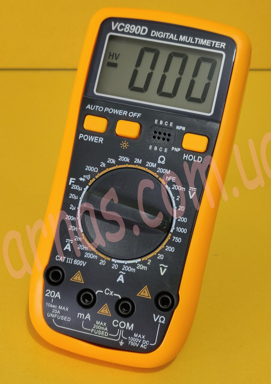 Мультиметр (тестер) VC890D цифровой