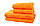 Рушник махровий HOBBY 70х140 бавовна RAINBOW помаранчевий 1шт, фото 3