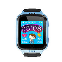 Дитячий розумний смарт-годинник Smart baby watch Q529 GPS з камерою прослуховування для дітей із трекером Блакитний, фото 6