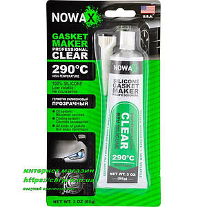 Герметик-формувач прокладок високотемпературний Прозорий Nowax Gasket Maker CLEAR