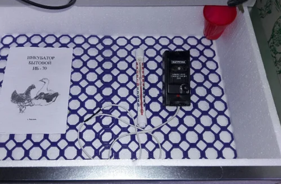 Инкубатор бытовой Наседка, на 70 яиц, ручной, аналоговый, края усилены металлом - фото 7 - id-p1404770200