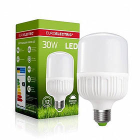 Лампа LED EUROLAMP 30W E27 4000K 2800Lm LED-HP-30274(P) (світлодіодна високопотужна)