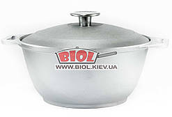 Каструля з кришкою алюмінієва 2,5 л з потовщеним дном БІОЛ K0251