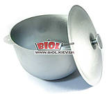 Казан алюмінієвий 6 л ø26 см із кришкою БІОЛ K0600, фото 3