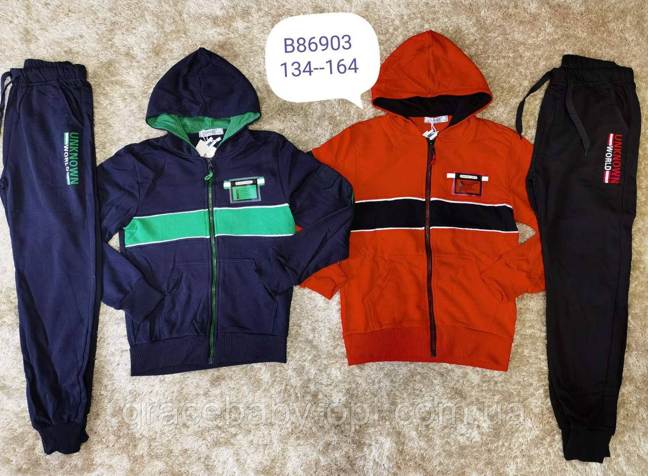 Спортивний костюм 2 в 1 для хлопчика оптом, Grace, 134-164 см, № B86903
