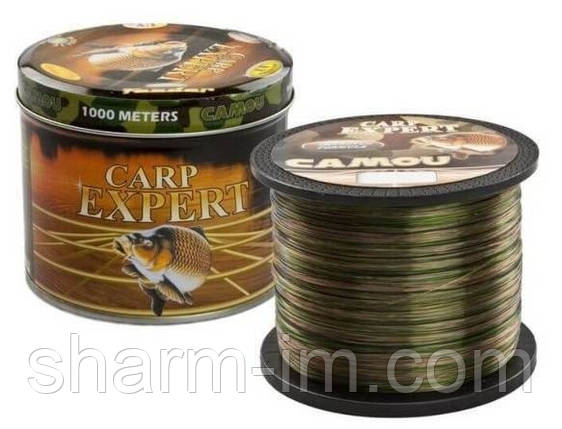 Волосінь Carp Expert 1000 м 0,4 мм/18,7 кг Camou (Камуфляж), фото 2