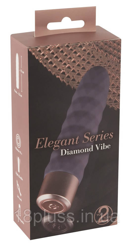 Вібратор Elegant Series Diamond Vibe, фото 1