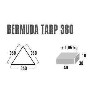 Тент High Peak Bermuda Tarp 360 Grey (10019), фото 2