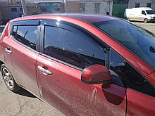 Дефлектори вікон (вітровики) Nissan Leaf 2010->