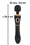 Водонепроникний вібромасажер Cleopatra Wand Massager Black, фото 8