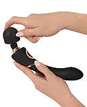 Водонепроникний вібромасажер Cleopatra Wand Massager Black, фото 5