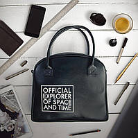 Сумка з принтом Oxford Official explorer of space and time 32x30x9 см