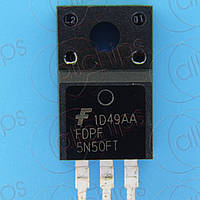 MOSFET N-канал 500В 4.5А 1.55Ом Fairchild FDPF5N50FT TO220F