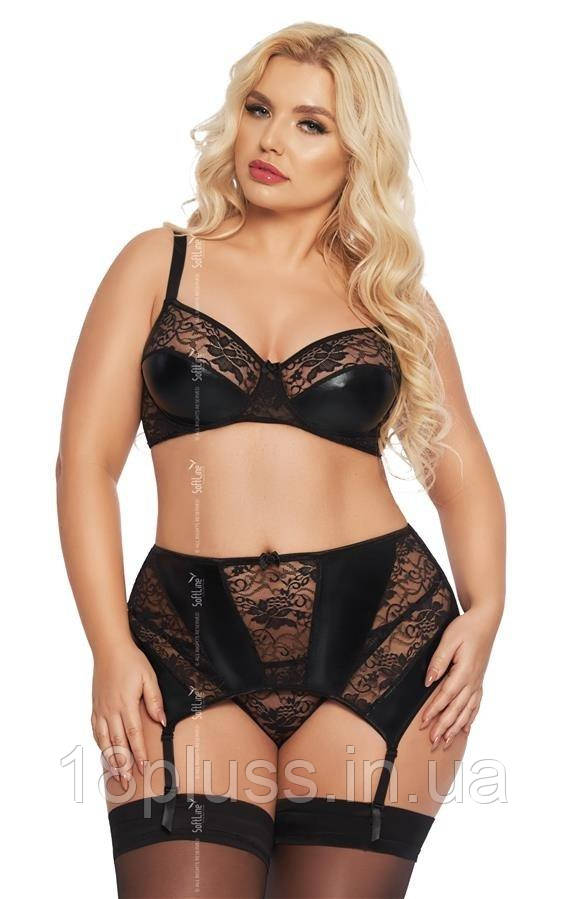 Комплект білизни Softline 1898 Joana, чорний 2XL