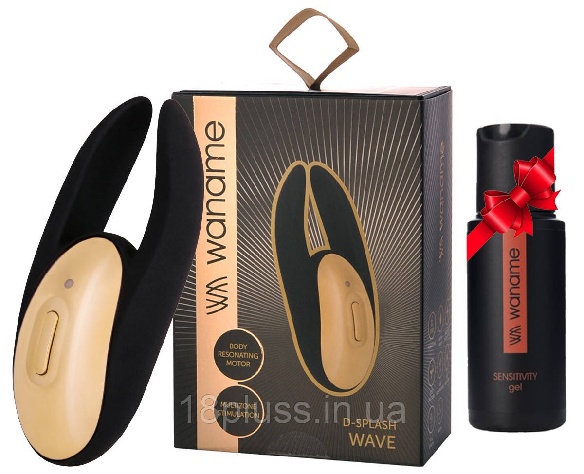 Вібратор Waname D-Splash Wave + Sensitivity Gel, 50 мл, фото 1