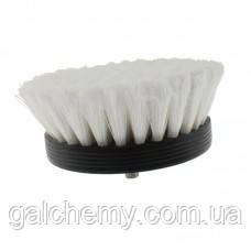 Щітка на дрель для хімчистки текстилю (90 мм) м'яка, біла, PNEUMATIC CARPET BRUSH WHITE, ТМ SGCB