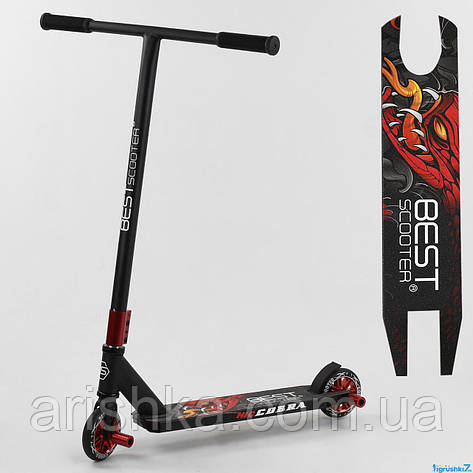 Самокат трюковий Best Scooter, ПЕГІ, Система-HIC, алюмінієвий диск, фото 1