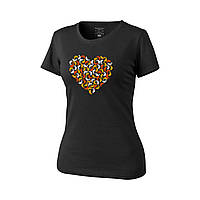 Футболка жіноча Helikon-Tex® WOMEN'S T-Shirt (Chameleon Heart) - Black XL