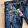 Блакитні жіночі джинси з потертостями, рукавичками, Fashion Mario. Італія., фото 8