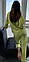 Жіночий прогулянковий костюм-трійка: кофта+джоггеры+шорти Diva СТ-162yellow, фото 4