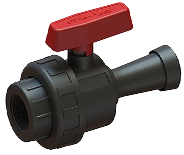 Кран стартовий з внутрішньою різьбою для стрічки поливу туман 32*1, фото 1