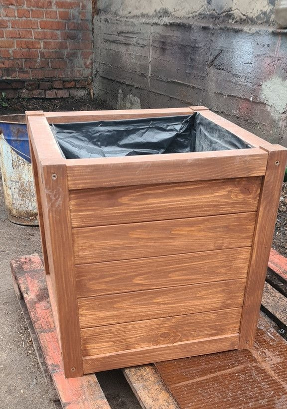 Вазон Садовый Из Дерева для Цветов — Купить Недорого на Bigl.ua ...