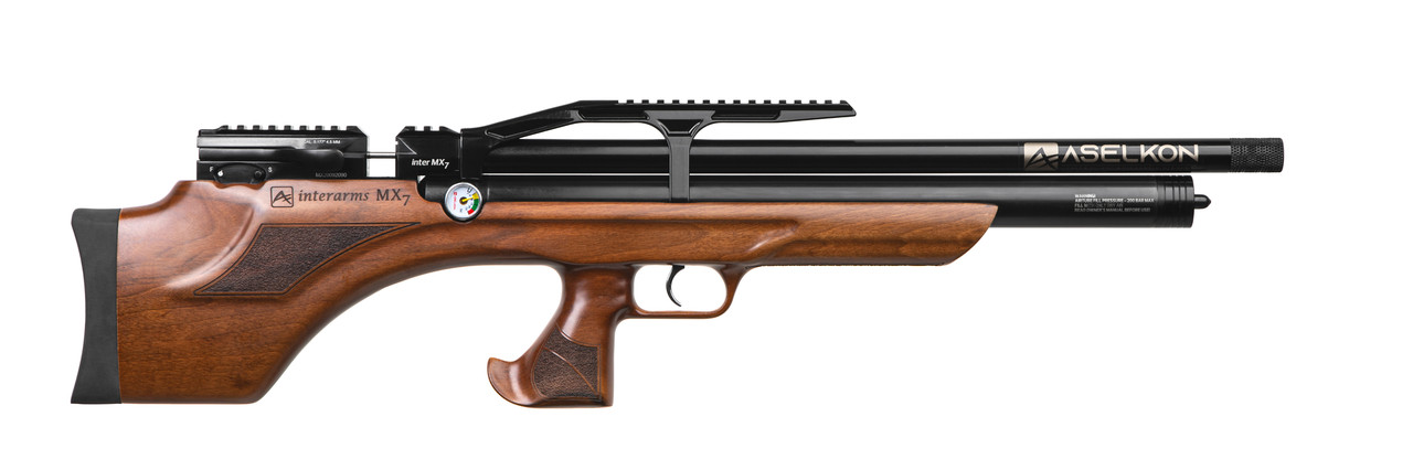 Пневматична PCP- гвинтівка Aselkon MX7 Wood кал. 4.5 дерево