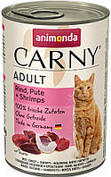 AM-83724 Animonda Carny Adult Cat говядина с индейкой и креветками, 400 гр