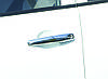 Накладки на ручки (4 шт, нерж.) Carmos - Турецкая сталь для Mitsubishi Pajero Sport 2008-2015 гг.