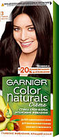Крем-краска для волос Garnier Color Naturals, 3 Темный каштан