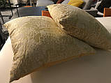 Подушка жовта з облямівкою Jab, фото 5